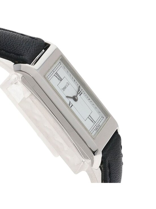 Tiffany & Co Classic Square Watch SS Leather main image 10